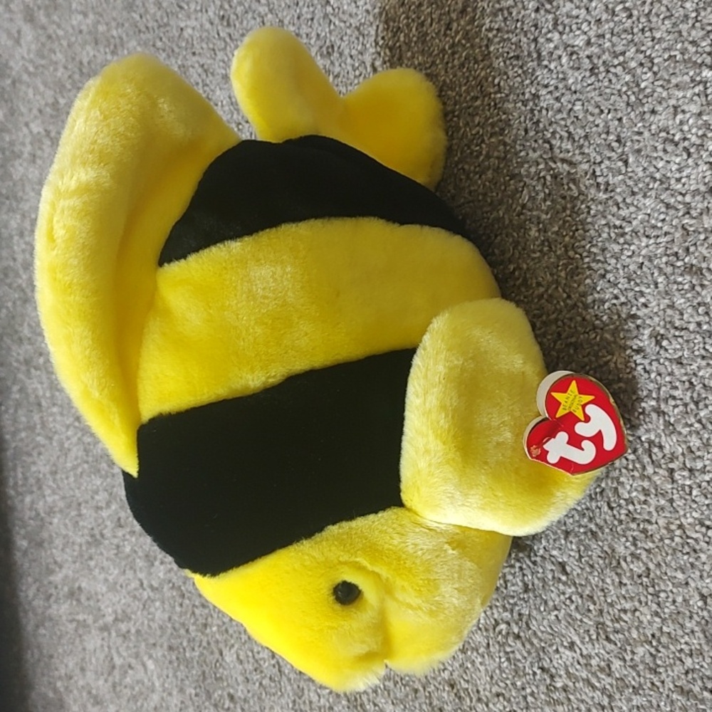 New‎ With Tag TY Beanie Buddies Collection Bubbles The Fish ©1998